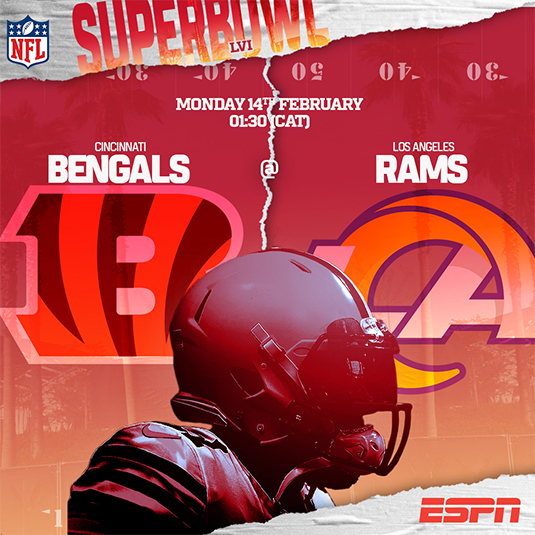 TV Guide: ESPN and Seven to broadcast Super Bowl LVI February 14